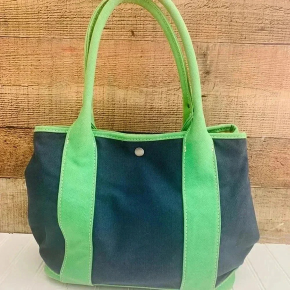 J. Crew Frog Canvas Tote/Purse - Picture 3 of 8